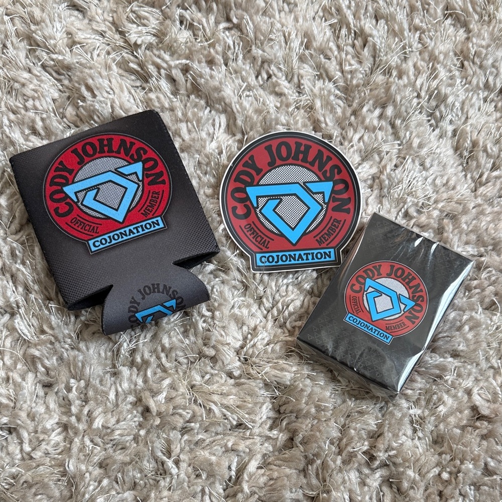 Cody Johnson Cojonation Sticker, Cards & Koozie Set